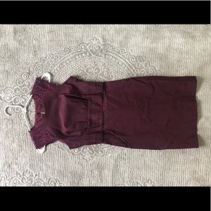 Burgundy Girls Dress, Worn once